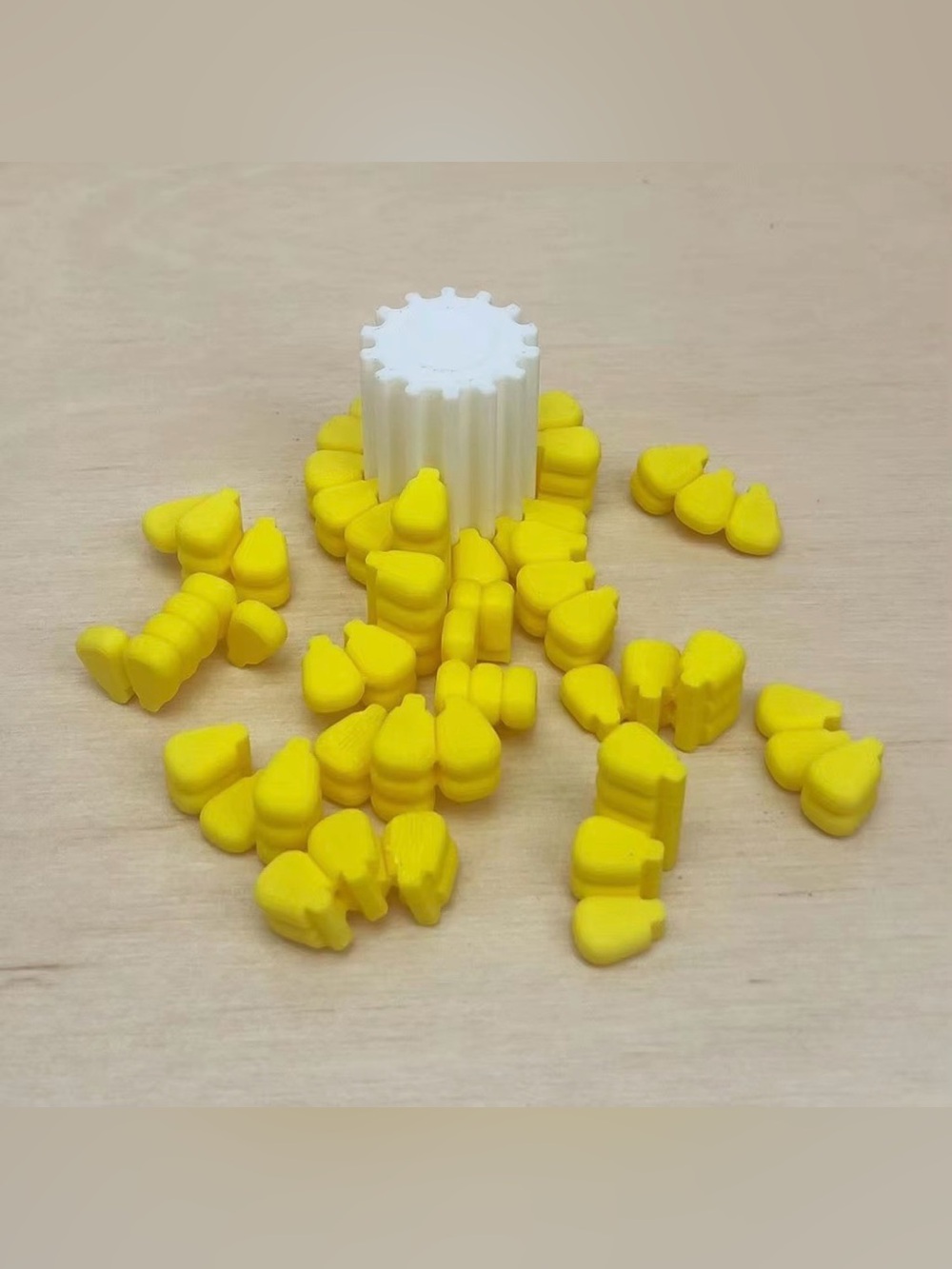 3D Printed Corn on the Cob Jigsaw Puzzle Brain Teaser Toy